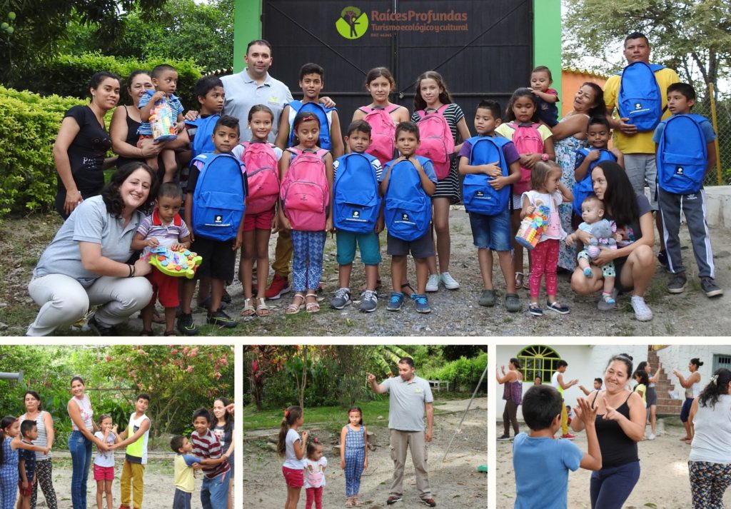 Semillas para la Escuela. Entrega de Útiles Escolares en la Vereda el Hobo en San Luis - Tolima.