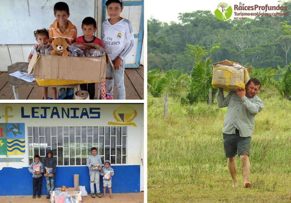 Semillas para la Escuela en la Vereda el Hobo en San Luis - Tolima y La Macarena - Meta.