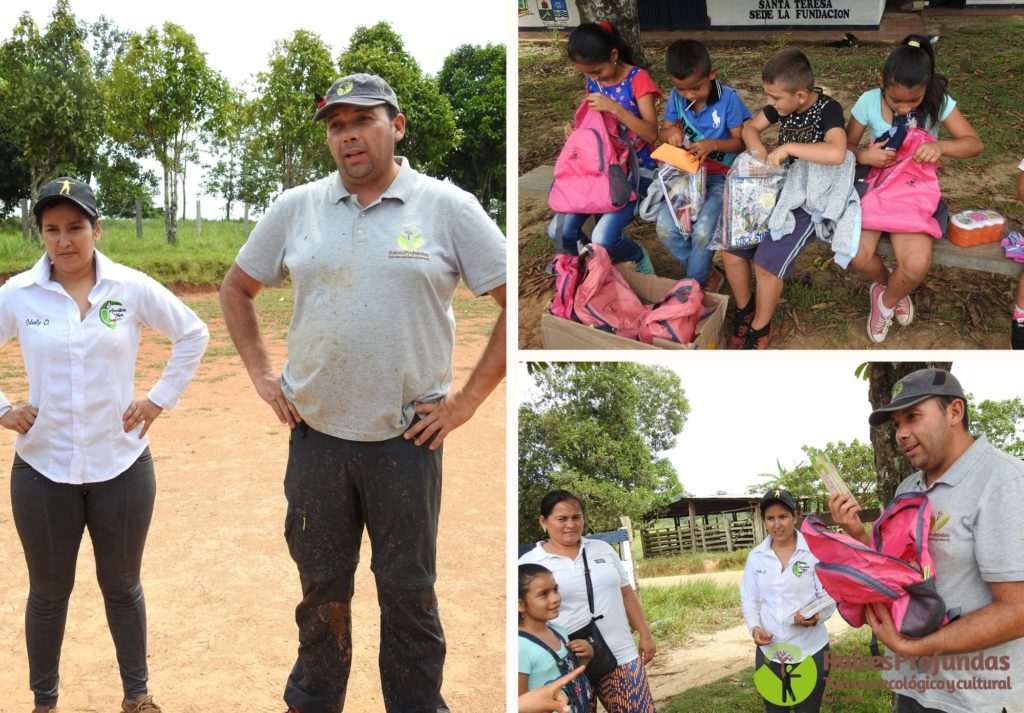 Semillas para la Escuela en la Vereda el Hobo en San Luis - Tolima y La Macarena - Meta.