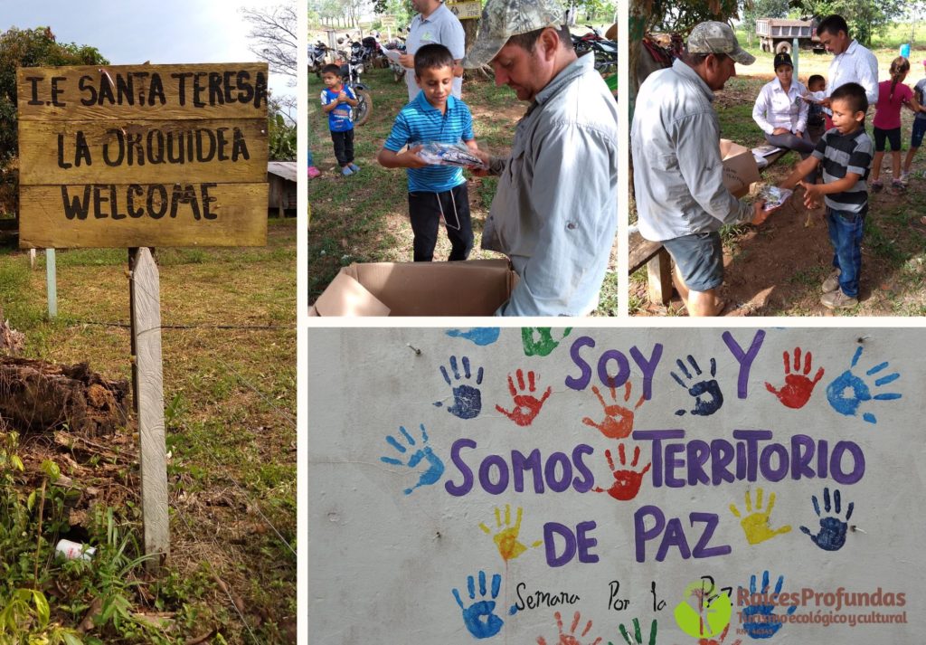 Semillas para la Escuela en la Vereda el Hobo en San Luis - Tolima y La Macarena - Meta.