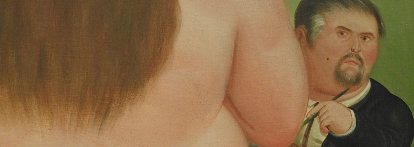 Obra del maestro Fernando Botero exhibida en un museo de Bogotá, parte de una experiencia de turismo cultural en la ciudad.